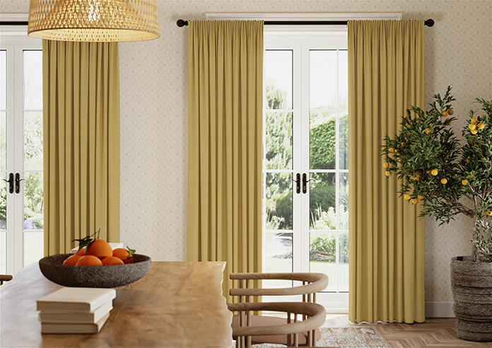 Sicily, Gold - Made to Measure Curtains - Image 3